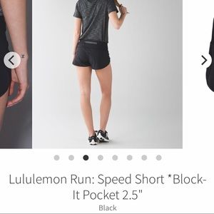 Lululemon Speed Up Shorts 2.5”